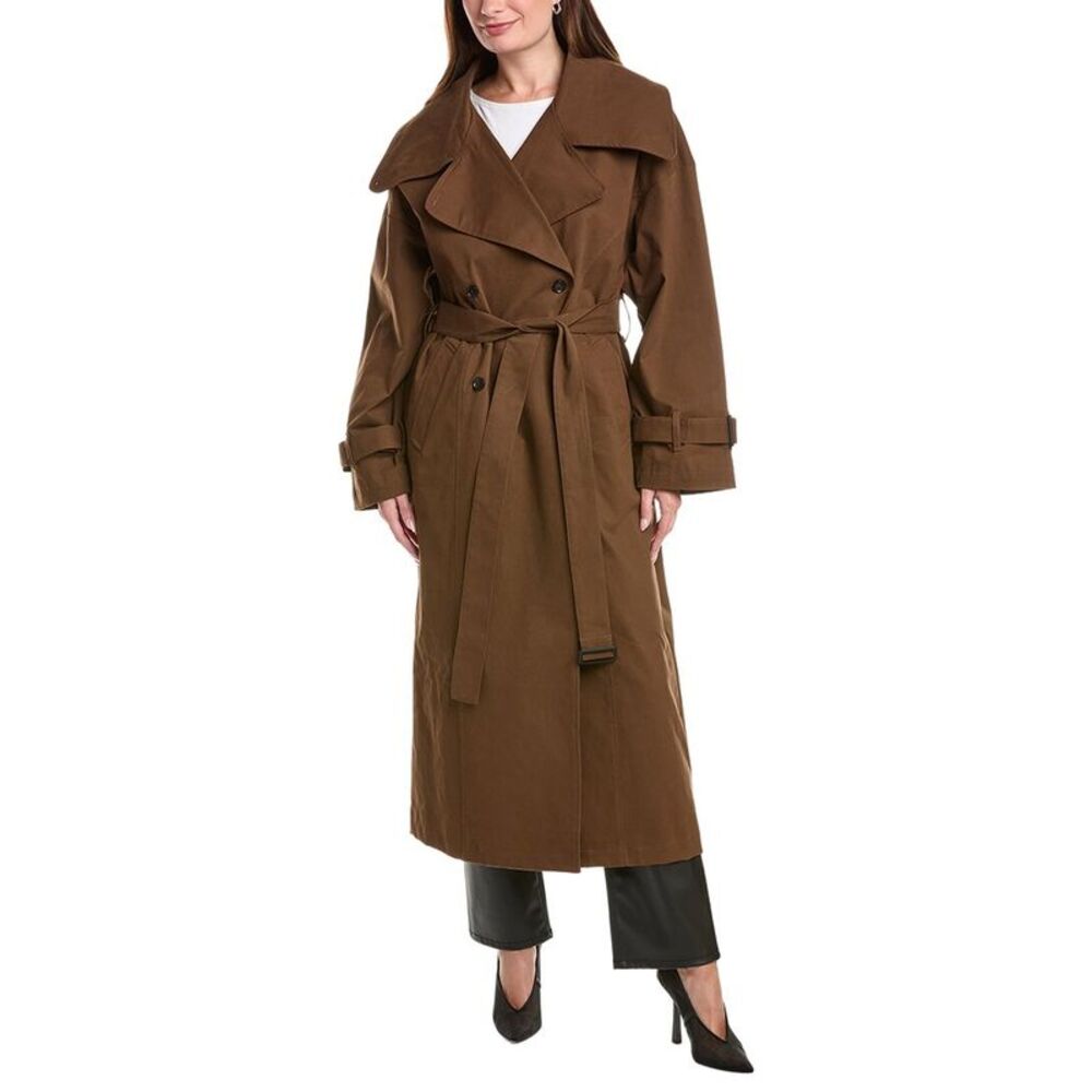 Lamarque Womens Trench Coat, Brown